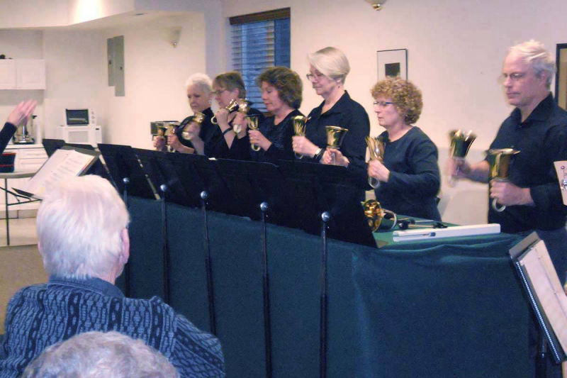 Island handbell choir in concert
